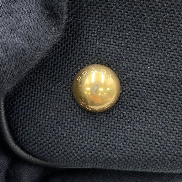 PRADA Jacquard 2WAY Handbag Canvas/Leather - Picture 10 of 15